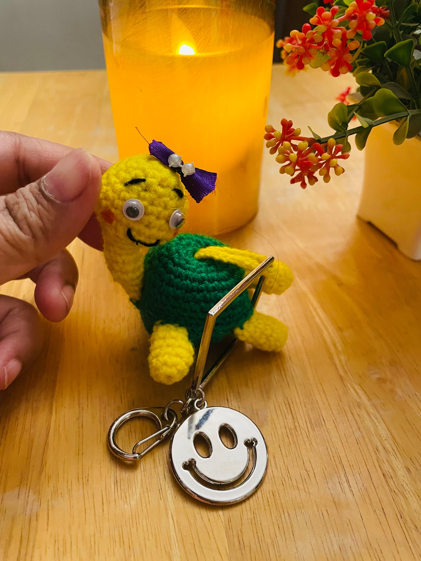 Tortoise Keychain