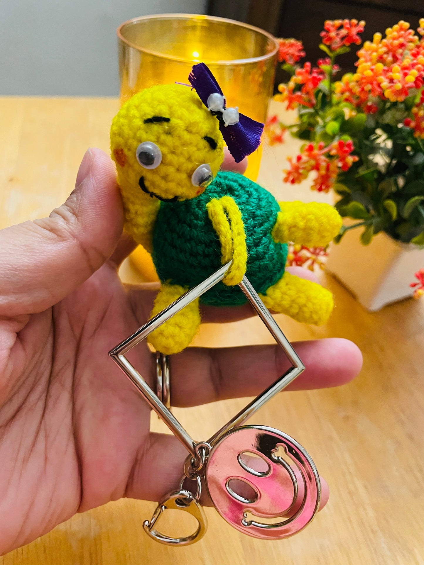 Tortoise Keychain