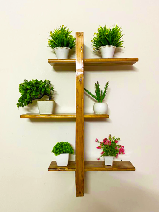 Three layer planter shelf